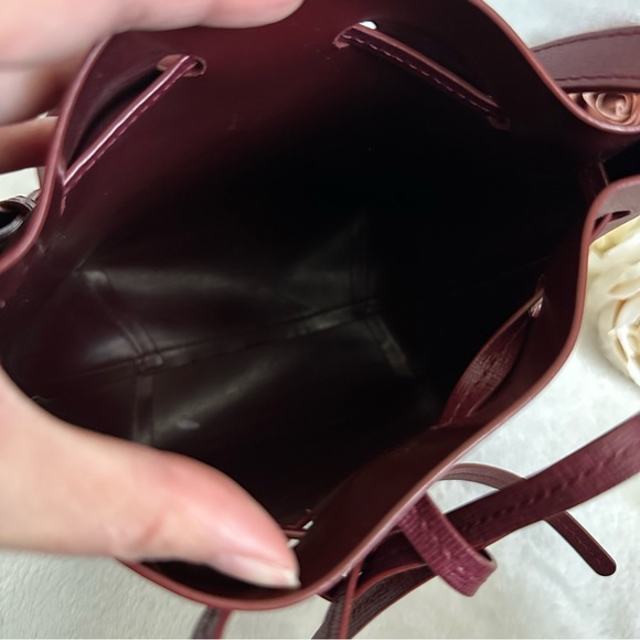 MANSUR GAVRIEL Mini Bucket Bag Burgundy Red - Picture 6 of 11